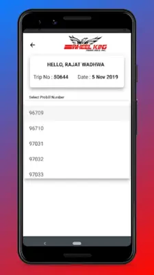 Wheelking Transhaul android App screenshot 2